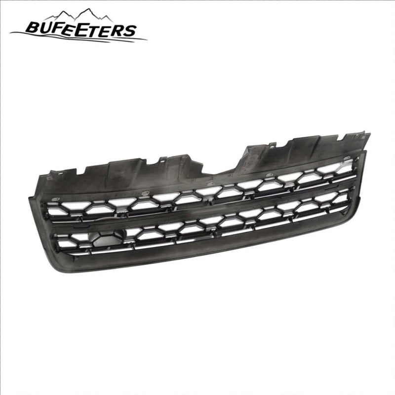 BUFEETERS Front Bumper Upper Grille Fit For 2015 2016 2017 2018 2019 Land Rover Discovery Sport,Mesh Style,Black&Silver