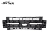 BUFEETERS Front Bumper Upper Grille Fit For 2017 2018 2019 F-250 F-350 F-450 F-550 Super Duty,
Lariat Style,Magma Red&Matte Black