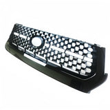 BUFEETERS Front Upper Grille Fit For 2014 2015 2016 2017 2018 2019 2020 2021 Toyota Tundra,Mesh Style,Gloss Black