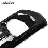 BUFEETERS Front Lower Grille Bumper Filler Fit For 2019 2020 2021 GMC Sierra 1500 AT4/Denali,Factory Style,Gloss Black