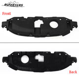 BUFEETERS  6PCS Front Radiator Grille Headlight & Bumper Brackets Fit For 2013 2014 2015 Honda Civic Sedan,Mesh Style,Chrome&Black