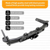 BUFEETERS Steel Rear Class 4 Trailer Hitch 2" Receiver Hitch Bezel Fit For 2011-2022 Jeep Grand Cherokee