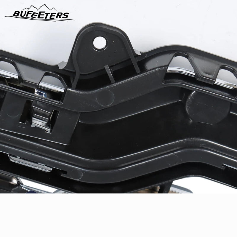 BUFEETERS Front Bumper Upper Chrome Grille Assembly Fit For 2019 2020 2021 GMC Sierra 1500 Denali,Factory Style