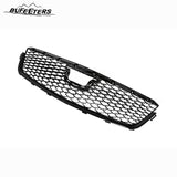 BUFEETERS  Front Bumper Upper Grille Cover Fit For 2020 2021 2022 2023 2024 Cadillac CT4,CT4-V Blackwing Style,Gloss Black
