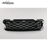 BUFEETERS  Front Bumper Upper Grille Fit For 2014 2015 2016 2017 Land Rover Range Rover Sport L494,Honeycomb Style,Gloss Black