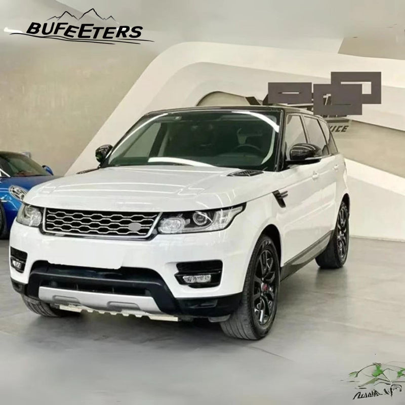 BUFEETERS Front Bumper Upper Grille Fit For 2014 2015 2016 2017 Range Rover Sport,Honeycomb Style,Silver