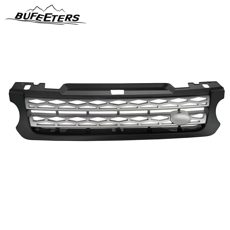 BUFEETERS Front Bumper Upper Grille Fit For 2014 2015 2016 2017 Range Rover Sport,Honeycomb Style,Black&Silver