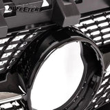 BUFEETERS Front Upper Grille W/o Camera Hole Fit For 2013 2014 2015 2016 Benz C117 W117 CLA-CLASS CLA180 200 250 45 AMG,Diamond Style,Chrome&Black