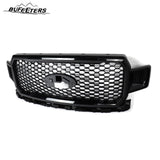 BUFEETERS  Front Upper Grille Grill Assembly Fit For 2018 2019 2020 Ford F-150,Honeycomb Style,Agate Black