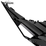 BUFEETERS    Front Bumper Radiator Grille Assembly Fit For 2021 2022 2023 Hyundai Elantra Sedan,Mesh Style,Gloss Black