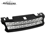 BUFEETERS  Front Grille Air Side Vent Set Fit For 2014 2015 2016 2017 Land Rover Range Rover Sport,Mesh Style,Nickel Plated