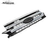 BUFEETERS Front Bumper Cover Fascia + Grilles Assembly Fit For 2011 2012 2013 2014 Ford Edge,Factory Style,Chrome&Black