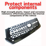 BUFEETERS Front Upper Grille Fit For 2014 2015 2016 2017 2018 2019 2020 2021 Toyota Tundra,Mesh Style,Gloss Black