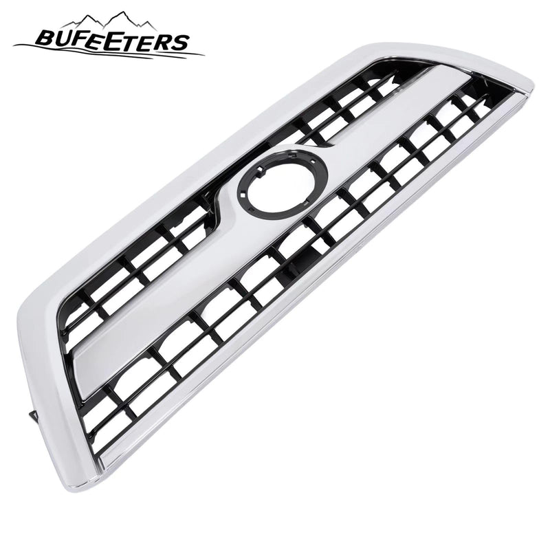 BUFEETERS Front Bumper Upper Grille Grill   Fit For 2006 2007 2008 2009 Toyota 4Runner SR5 Sport Model,Black&Chrome