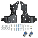 BUFEETERS Rear Step Bumper Assembly Fit For Chevy Silverado 1500 GMC Sierra 2014 2015 2016 2017 2018,Black