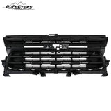BUFEETERS Front Bumper Upper Grille  Grill W/ Gloss Black Trim Fit For 2021 2022 Chevrolet Colorado