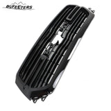 BUFEETERS Front Bumper Upper Grille Fit For 2019 2020 2021 2022 2023 Dodge Ram 1500,Mesh Style,Gloss Black