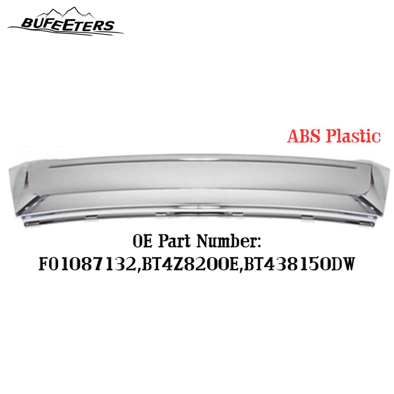 BUFEETERS Front Lower Grille Grill Chrome Moulding Trim Fit For 2011 2012 2013 2014 Ford Edge,Factory Style,Chrome&Silver