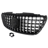 BUFEETERS  Front Bumper Upper Grille Fit For Mercedes Benz Sprinter W907 W910 2018 2019 2020 2021 2022 2023,GT Style,Chrome&Black