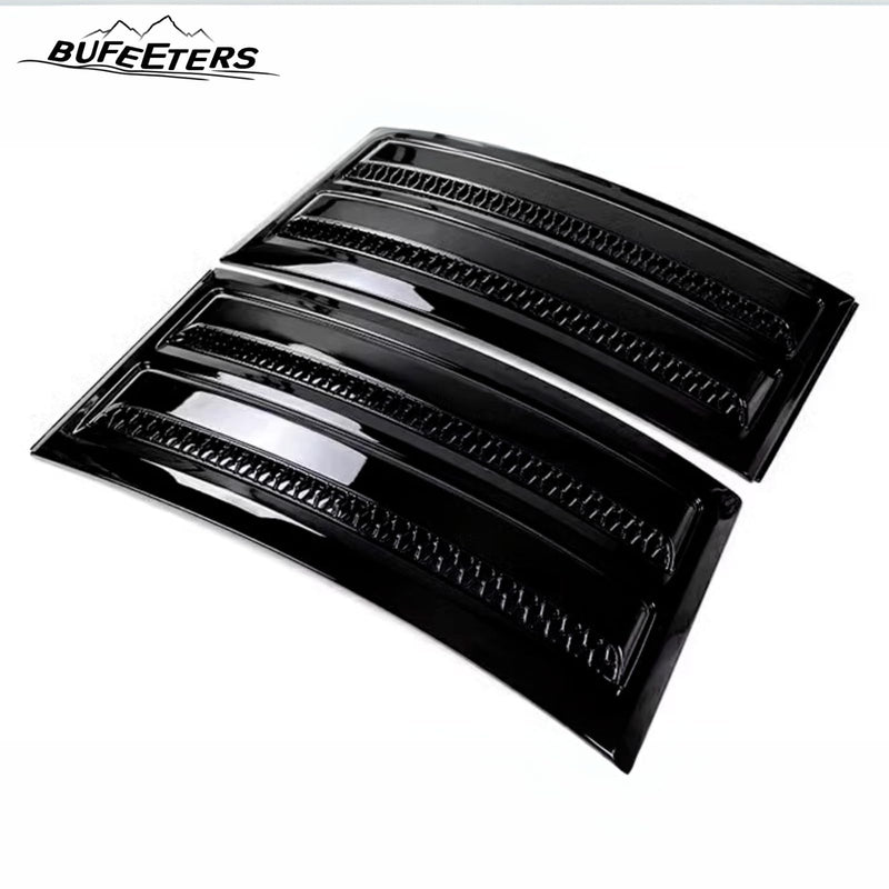 BUFEETERS Door Side Fender Vent Molding Cover Trim Fit For 2013-2022 Land Rover Range Rover Vogue L405,SVO Style,Gloss Black