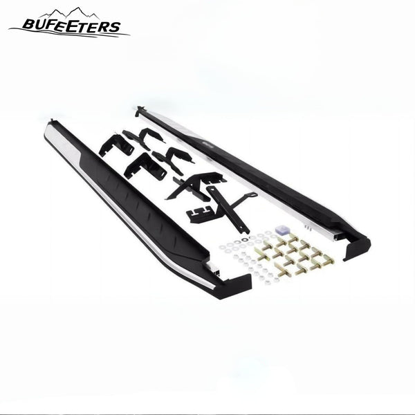 BUFEETERS  Side Step Running Board Nerf Bar Fit For 2019 2020 2021 2022 2023 2024 Toyota RAV4,Black&Silver