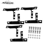 BUFEETERS Side Step Running Board Nerf Bar Fit for 2019 2020 2021 2023 Toyota RAV4,OE Style,Black&Silver