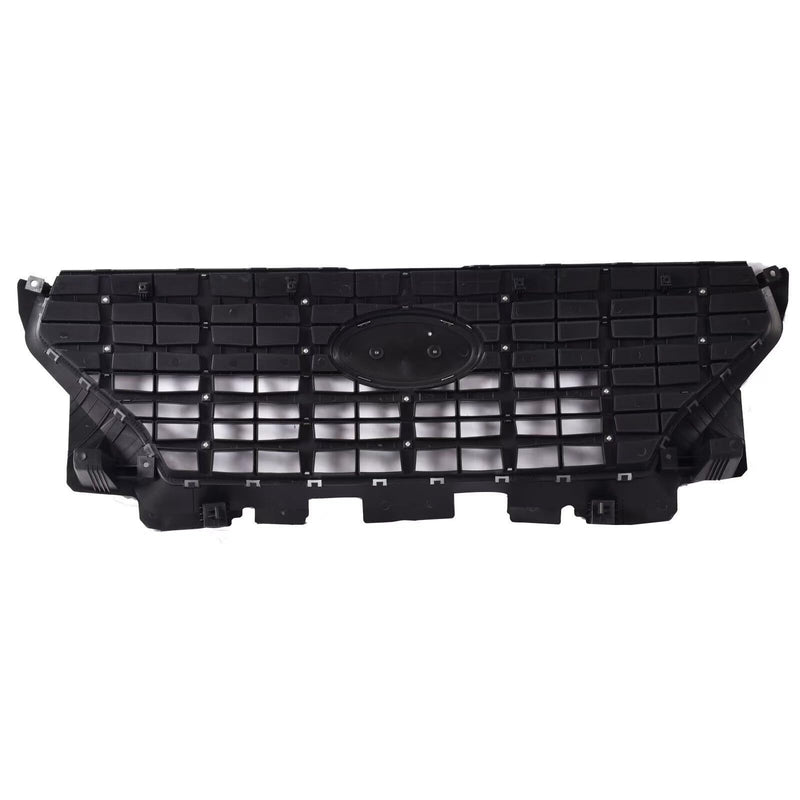 BUFEETERS  Front Bumper Upper Radiator Grille W/Chrome Trim  Fit For 2020 2021 2022 2023 Hyundai Venue,Factory Style,Black&Chrome