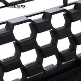 BUFEETERS Front Bumper Upper Grille Fit For 2014 2015 2016 2017 2018 2019 2020 Toyota Tundra,Honeycomb Style,Chrome&Matte Black