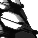 BUFEETERS   Front Bumper Grille W/ Camera Hole Fit For 2019 2020 Hyundai Santa Fe,Full Black