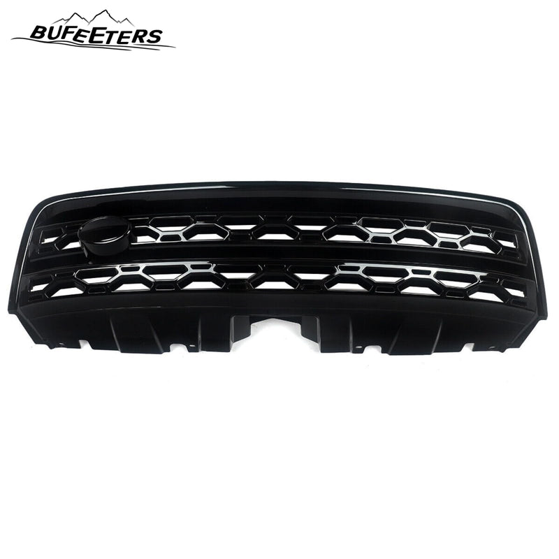BUFEETERS Front Bumper Upper Grille Fit For 2016 2017 2018 2019 Land Rover Discovery Sport,Factory Style,Gloss Black