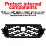 BUFEETERS  Front Upper Grille Assembly Fit For Honda CRV CR-V Sport Hybrid 2023-2024, Full Black