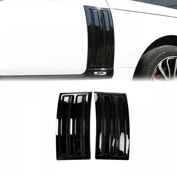 BUFEETERS Door Side Fender Vent Molding Cover Trim Fit For 2013-2022 Land Rover Range Rover Vogue L405,SVO Style,Gloss Black