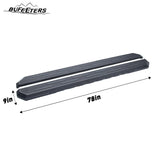 BUFEETERS  Side Step Running Board Nerf Bar Fit For 2021 2022 2023 Ford Bronco 4 Door,Black