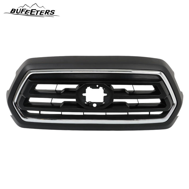 BUFEETERS Front Bumper Upper Grille Fit For 2018 2019 2020 2021 2022 Toyota Tacoma,Chrome&Black