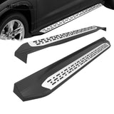 BUFEETERS  Side Step Running Board Nerf Bar Fit For 2014 2015 2016 2017 2018 2019 Toyota Highlander,Factory Style,Black&Silver