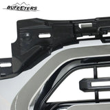 BUFEETERS Front Bumper Upper Grille Fit For 2021 2022 Ford F150 XLT,Horizontal Billet Style,Chrome&Black