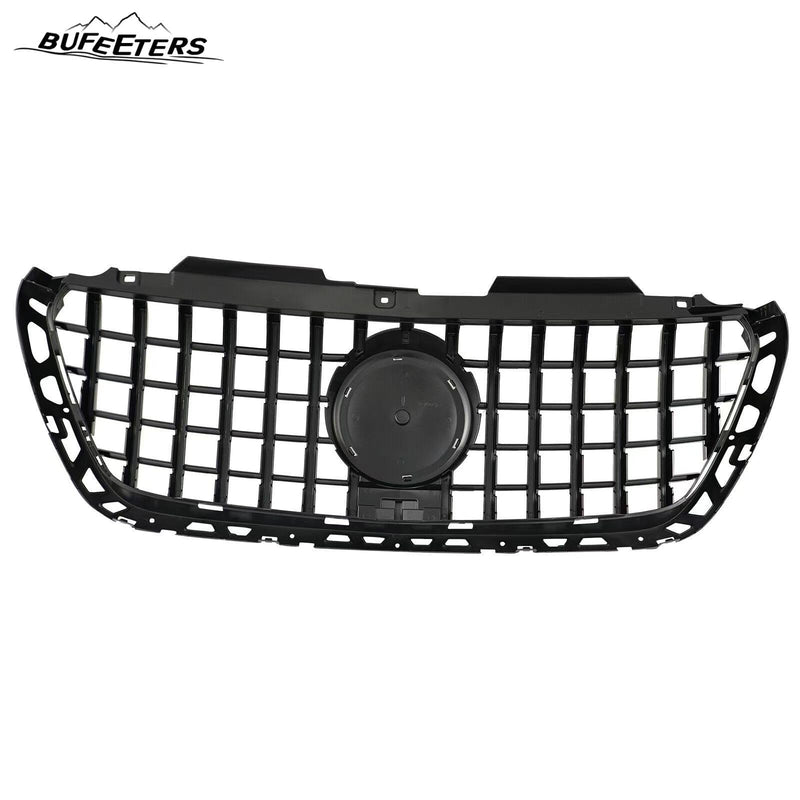 BUFEETERS  Front Bumper Upper Grille Fit For  Mercedes Benz Sprinter 1500 2500 3500 W907,GT Style,Blac2018 2019 2020 2021 2022 2023k