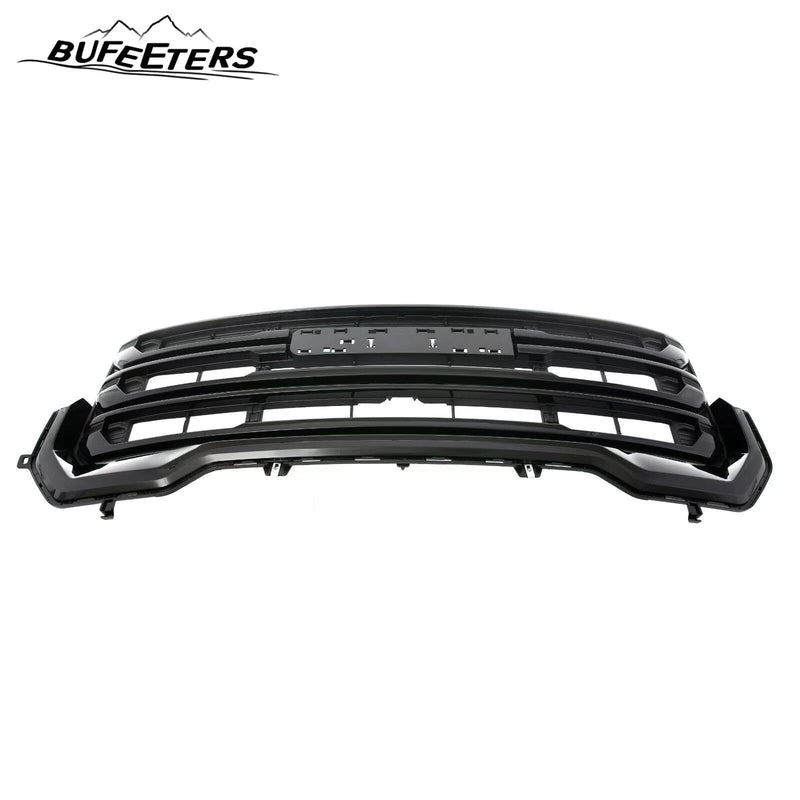 BUFEETERS  Front Bumper Upper Grille Fit For 2020 2021 2022 2023 GMC Acadia SLE SLT,Mesh Style,Gloss Black