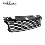 BUFEETERS Front Bumper Upper Grille Fit For 2014 2015 2016 2017 Range Rover Sport,Honeycomb Style,Silver