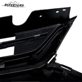 BUFEETERS Front Bumper Upper Grille Fit For 2018 2019 2020 2021 Chevrolet Traverse,Horizontal Billet Style,Gloss Black