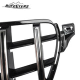 BUFEETERS Front Bumper Upper Grille W/Camera Hole Fit For 2016 2017 2018 2019 Mercedes Benz C292 GLE-CLASS Coupe,GT/Panamericana Style,Chrome&Black