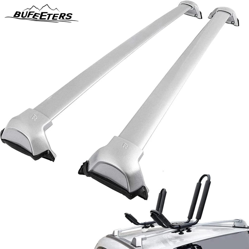 BUFEETERS   Roof Rack Cross Bar Luggage Carrier Crossbar Fit For 2017 2018 2019 2020 2021 2022 Honda CRV CR-V,OE Style,Silver