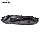BUFEETERS Front Bumper Upper Grille W/O Chrome Molding Trim Fit For 2018 2019 2020 2021 2022 2023 Ford Transit Connect,Mesh Style,Black