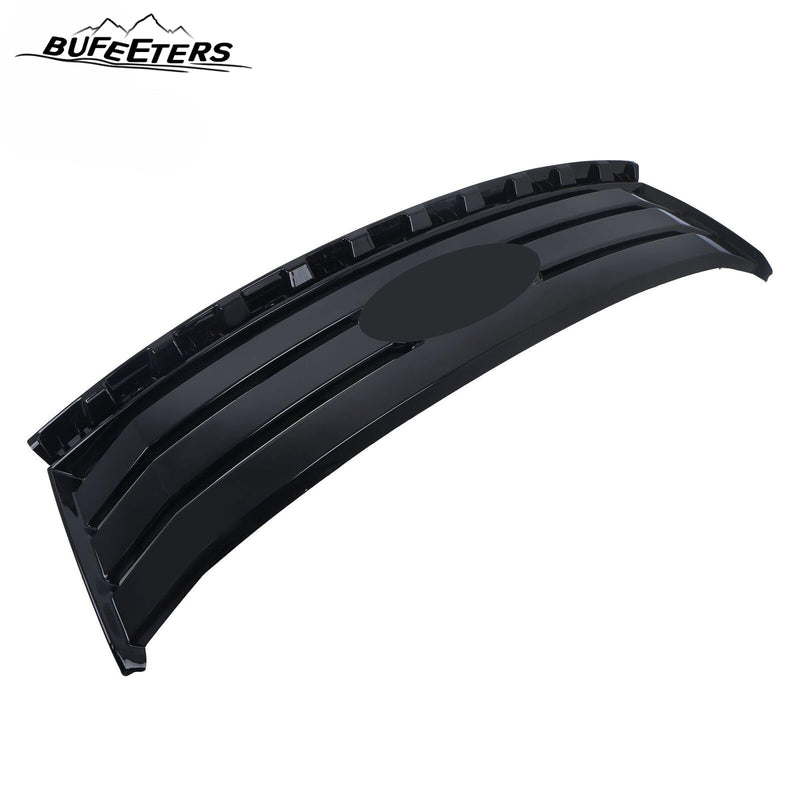 BUFEETERS Front Bumper Grille Upper Grill Trim Fit For 2007 2008 2009 2010 Ford Edge,Factory Style,Gloss Black