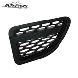 BUFEETERS  Grille Air Side Vent Set Fit For Range Rover Sport 2006 2007 2008 2009,Mesh Style,Matte Black