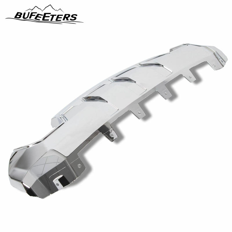 BUFEETERS Chrome Front Lower Bumper Valance Skid Plate Fit For 2016 2017 2018 2019 GMC Sierra 1500