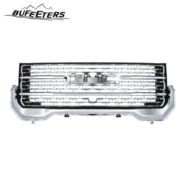 BUFEETERS Front Bumper Upper Chrome Grille Fit For 2020 2021 2022 2023 GMC Acadia Denali,Factory Style
