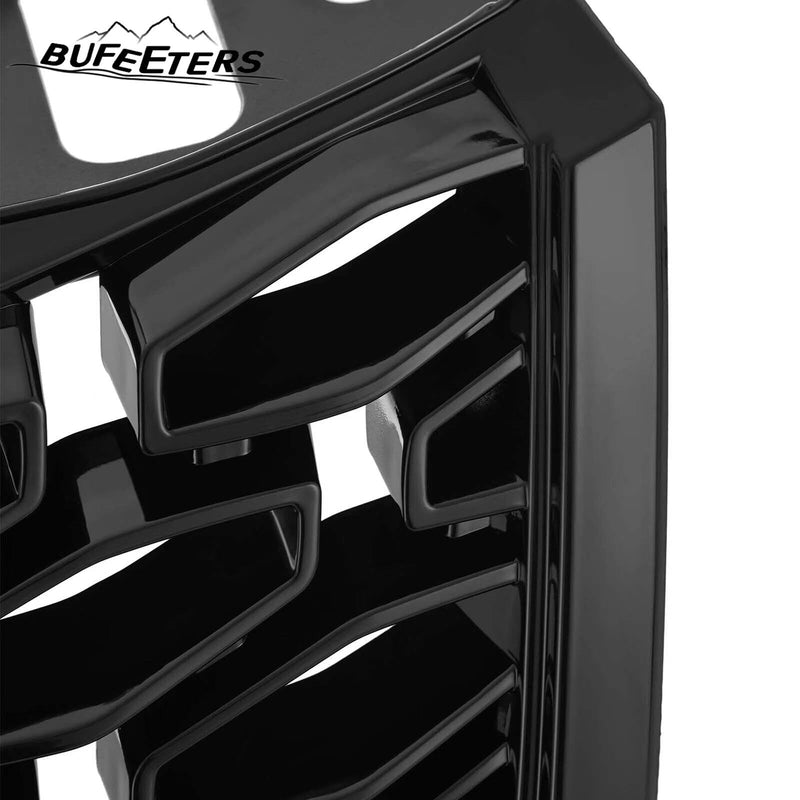 BUFEETERS Front Bumper Upper Grille Fit For 2017 2018 2019 2020 Land Rover Discovery 5,Honeycomb Style,Black