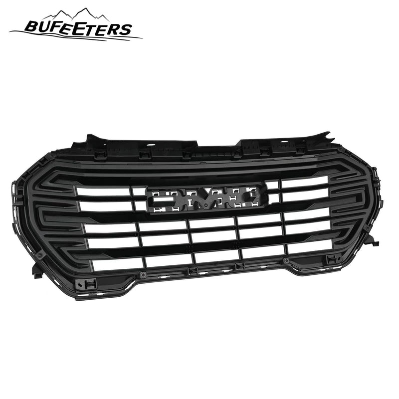 BUFEETERS  Front Bumper Upper Grille Grill Fit For 2022 2023 GMC Terrain,Denali Style,Gloss Black
