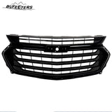 BUFEETERS Front Bumper Upper Grille Fit For 2018 2019 2020 2021 Chevrolet Traverse,Horizontal Billet Style,Gloss Black